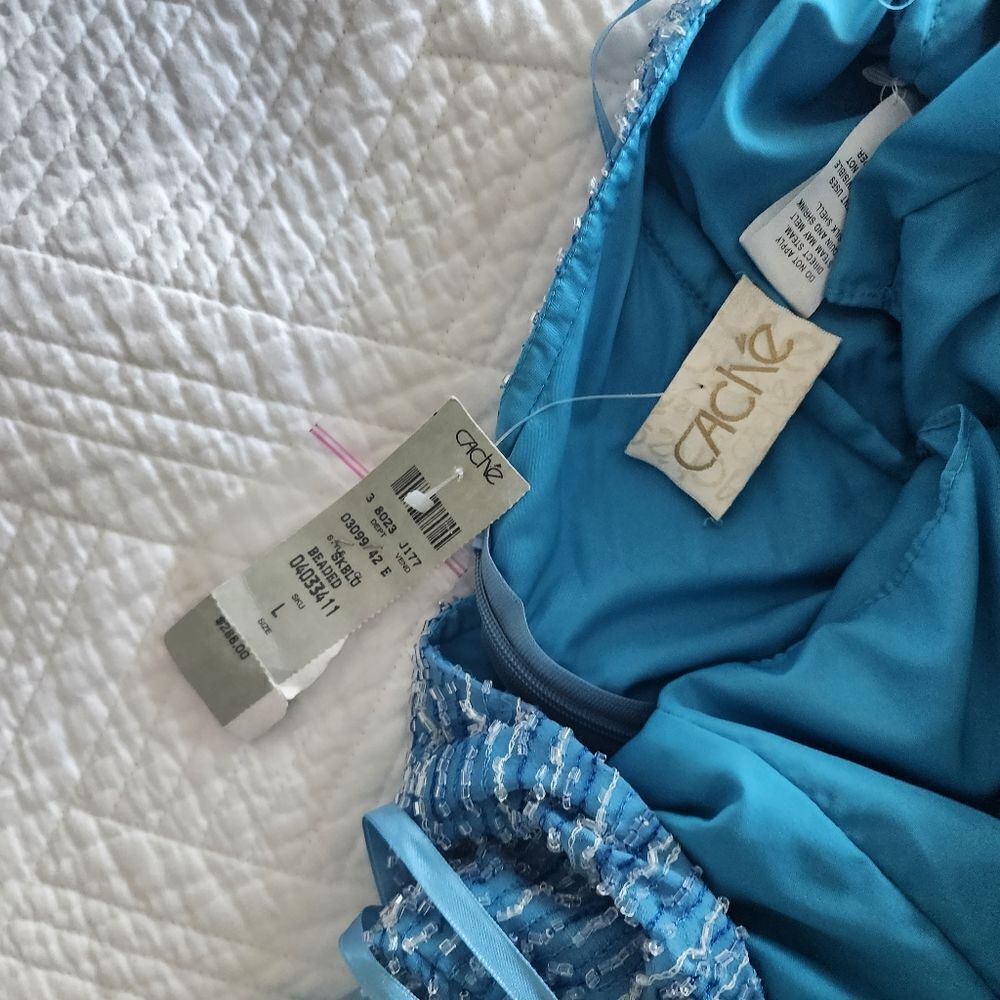 Cache Blue Halter Dress - Picture 11 of 16